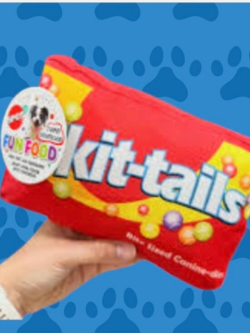 Red Plush Small Pet Toy - Fun Food Design